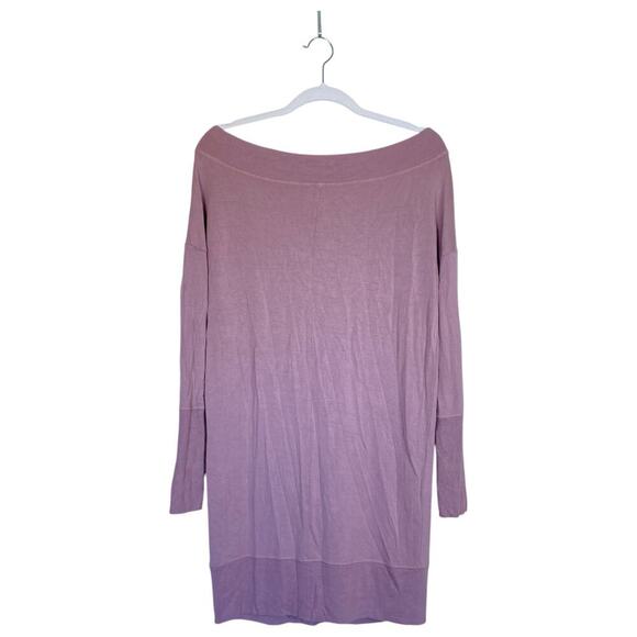 ATHLETA Studio Barre Sweatshirt Dress 2.0 Dogwood Mauve Pink Size Small - Picture 2 of 8